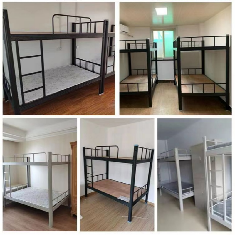 Modern Design Bedroom Metal Bunk Beds Ultra Sturdy Multi Bunk Metal Beds