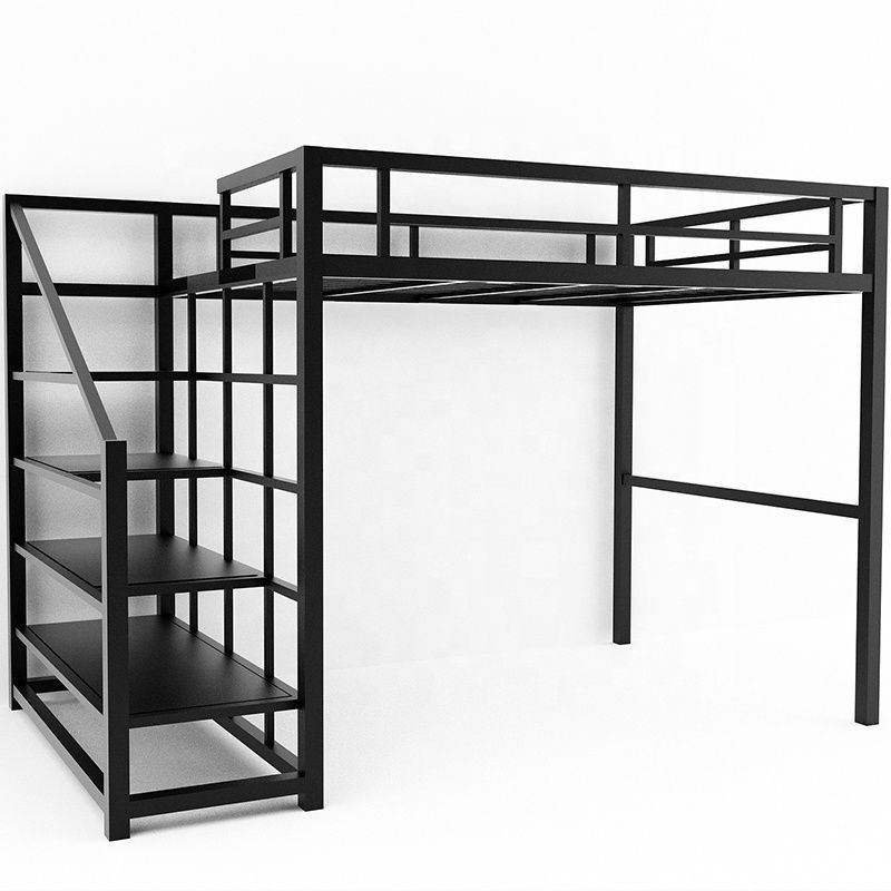 Queen Size Single School Apartment Furniture Bunk Loft Metal Bed