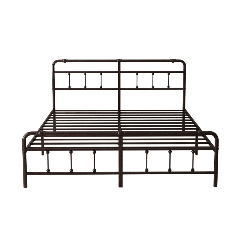 Factory Wholesale Customized Size Height Modern TWIN/FULL/QUEEN/KING High Platform Twin Size Bed Frame Contemporary Bed Frame