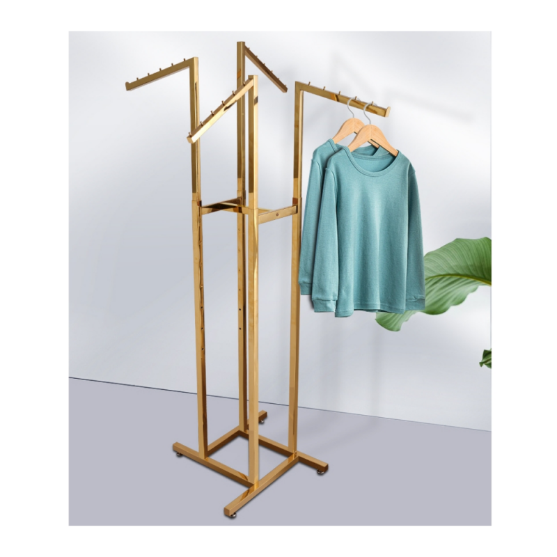 Wholesale Metal Hall Tree Clothes Coat Hanging Shelf Shoe Stand with Table for Living Room and Bedroom Entryway