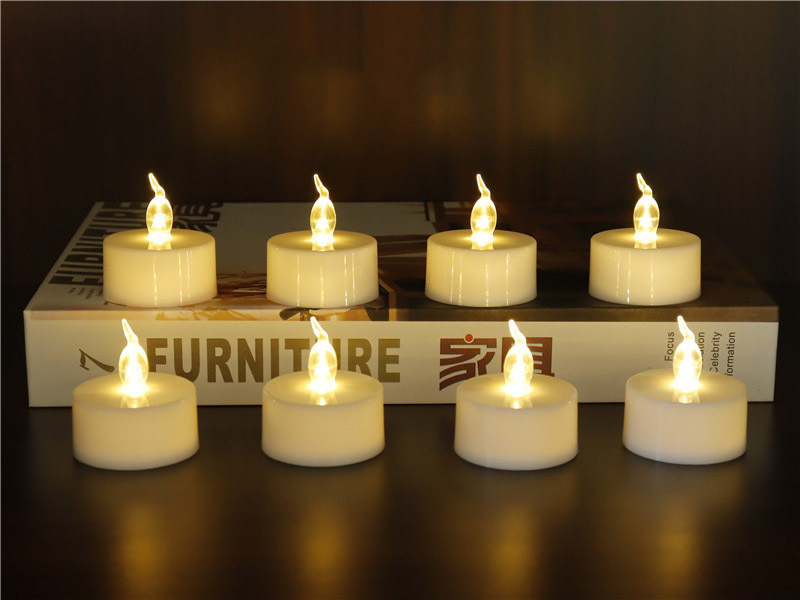 Newish Wholesale Christmas Battery Operated Electric Flameless Plastic Mini Candles LED Tea Light