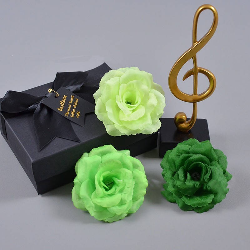 Wedding Decor Artificial Floral Arrangement Silk Flower Head Rose For Home Party Decoration Flower Panel