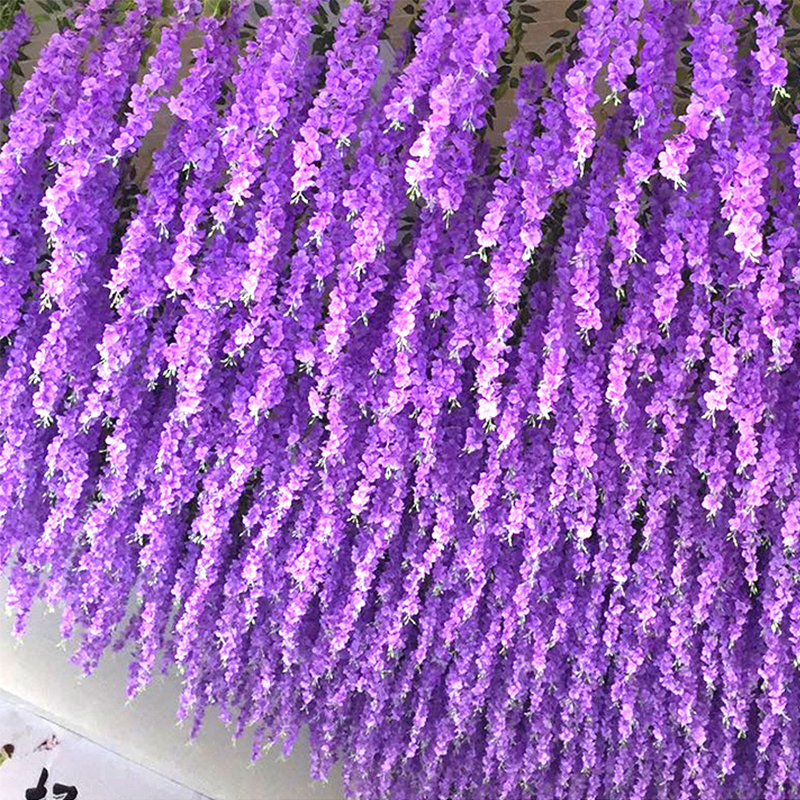 Artificial flower wisteria bulk artificial flower for decoration wall flowers Wisteria