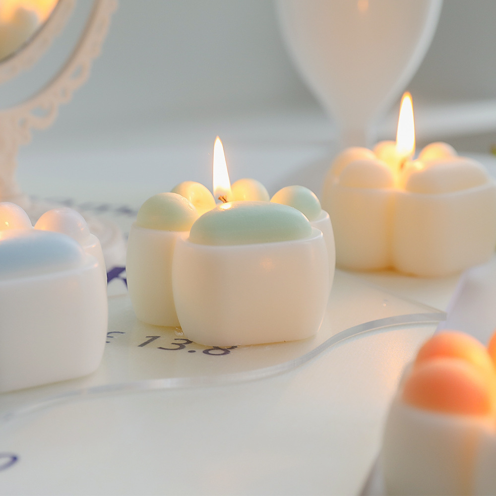 Manufacturers Direct Customized Aromatherapy Soy Wax Cute Luxury Cat Claw Shaped Scented Candles