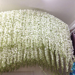 Hot Selling Wisteria Hanging Flowers With For Wedding Roof Ceiling Hanging Decoration