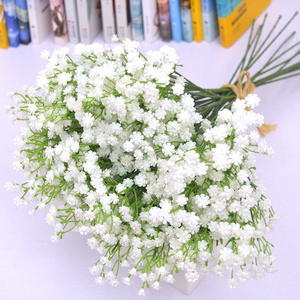 Babys Breath/Gypsophila Wedding Decoration White Color Real Touch Artificial Baby's Breath Flower