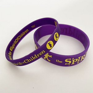 Personalisable Cheap Custom Logo Soft Rubber Silicone plastic wristband and Bracelet