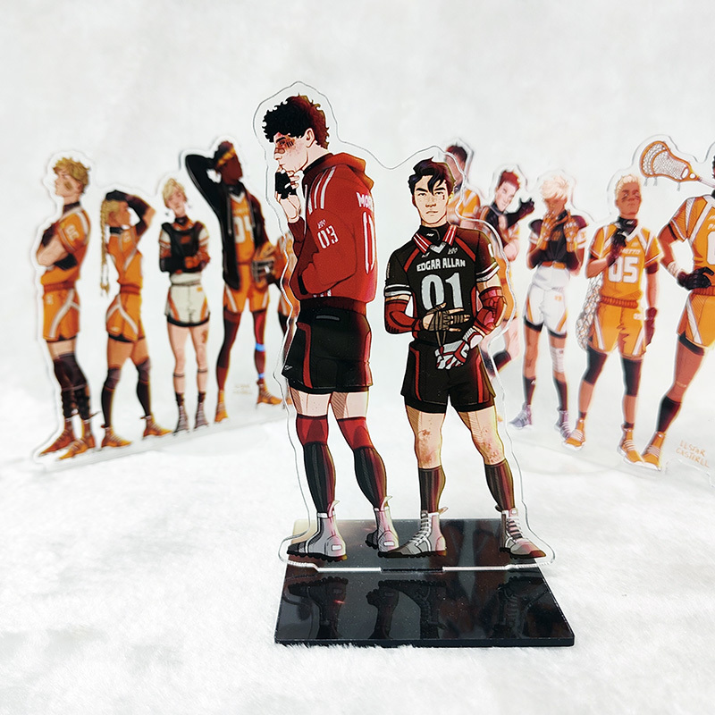 Custom Double-Sided Translucent Charm Acrylic Anime Stand for Anime Expo Customized Plastic Standee Figurine