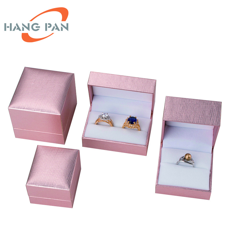 customise logo luxury pu leather jewellery gift box portable ring necklace bangle jewellery storage box