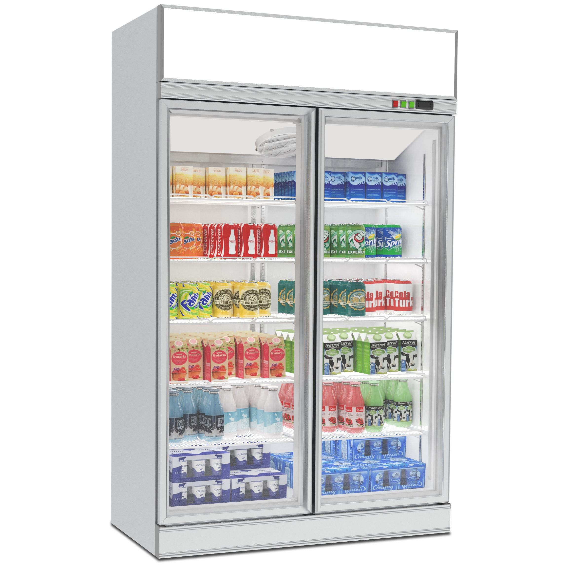 Convenience Store Beverage Open Beer Display Cooler for Refrigeration Equipment