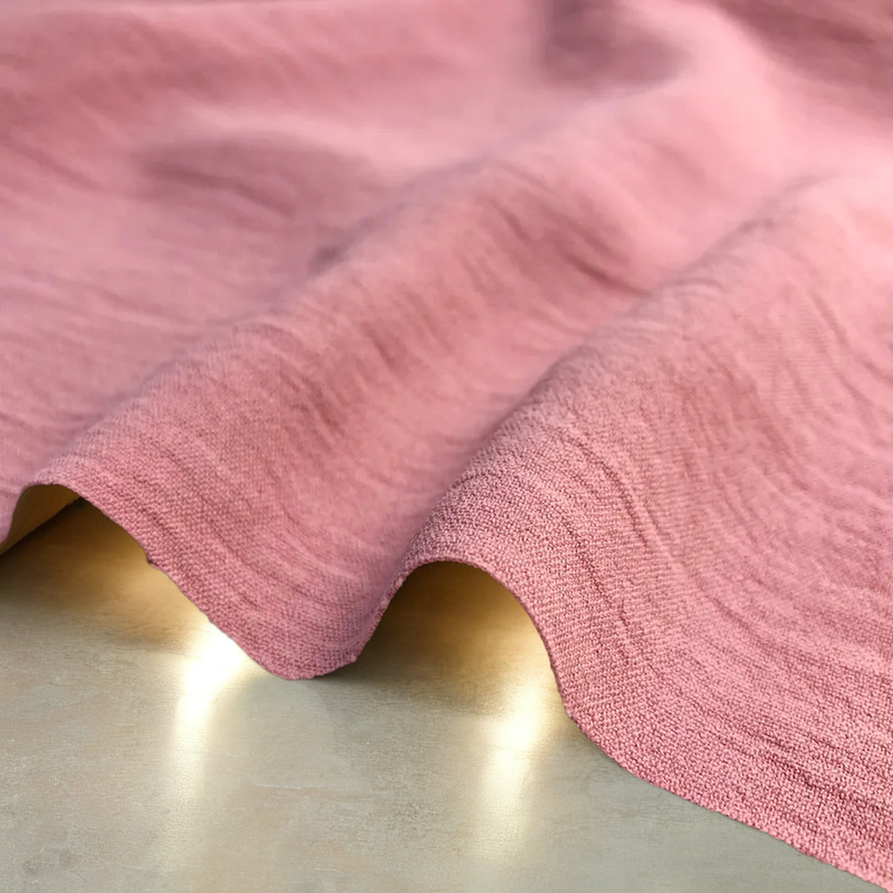 CEY  Airflow crepe fabric Plain Dyed polyester  Crinkle fabric