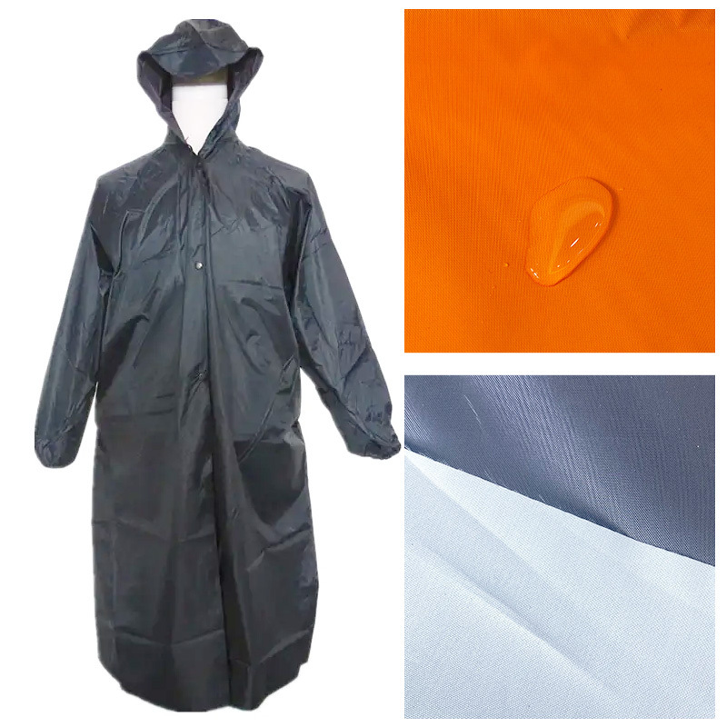 Waterproof Polyester Taffeta Oxford PVC Coating Rain Coat Jacket Umbrella  Rainwear Fabric