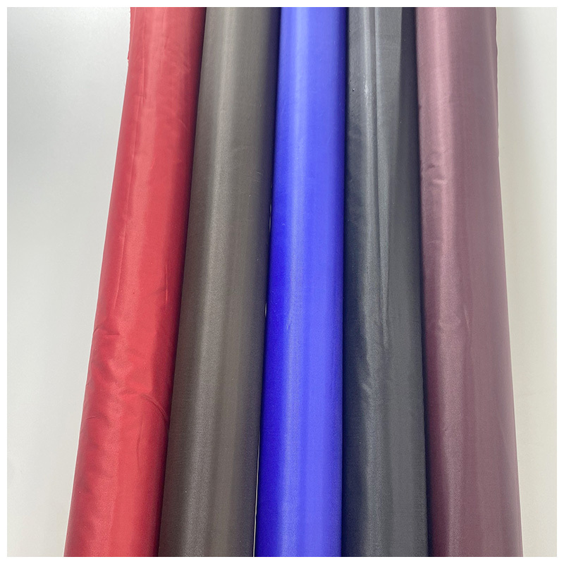 Oxford pvc pa pu coated fabric many colors pure polyester fabric