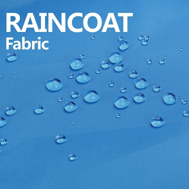 PVC Coating 190T Taffeta raincoat fabric oxford fabric of PVC Coated Raincoat Fabric