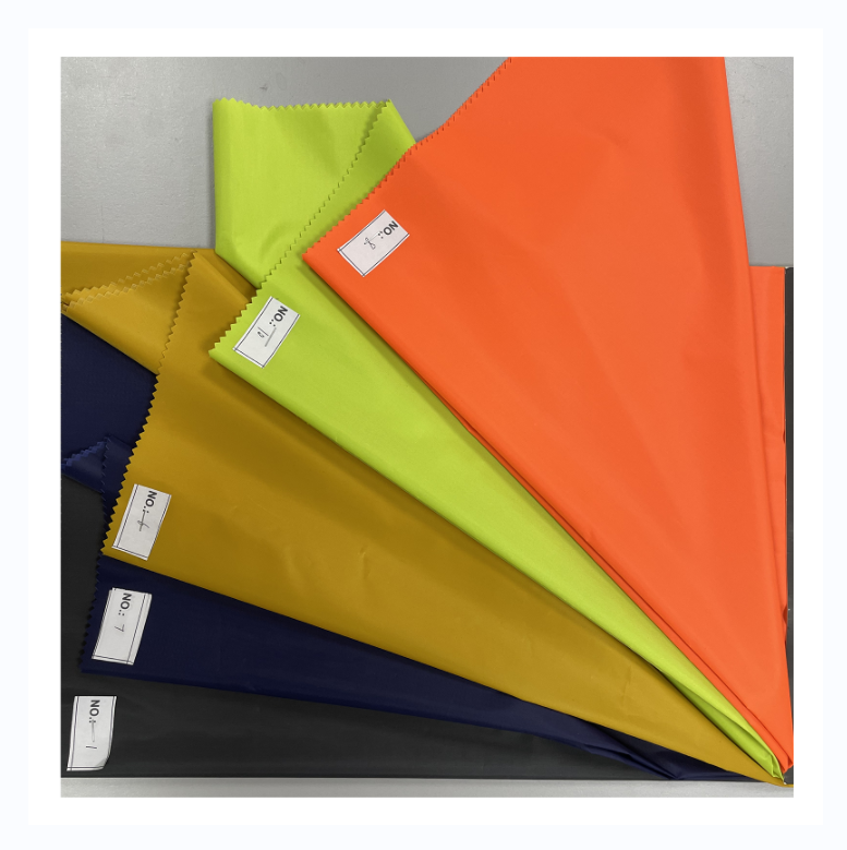 210T 190T pvc coated 100% polyester taffeta waterproof raincoat fabric