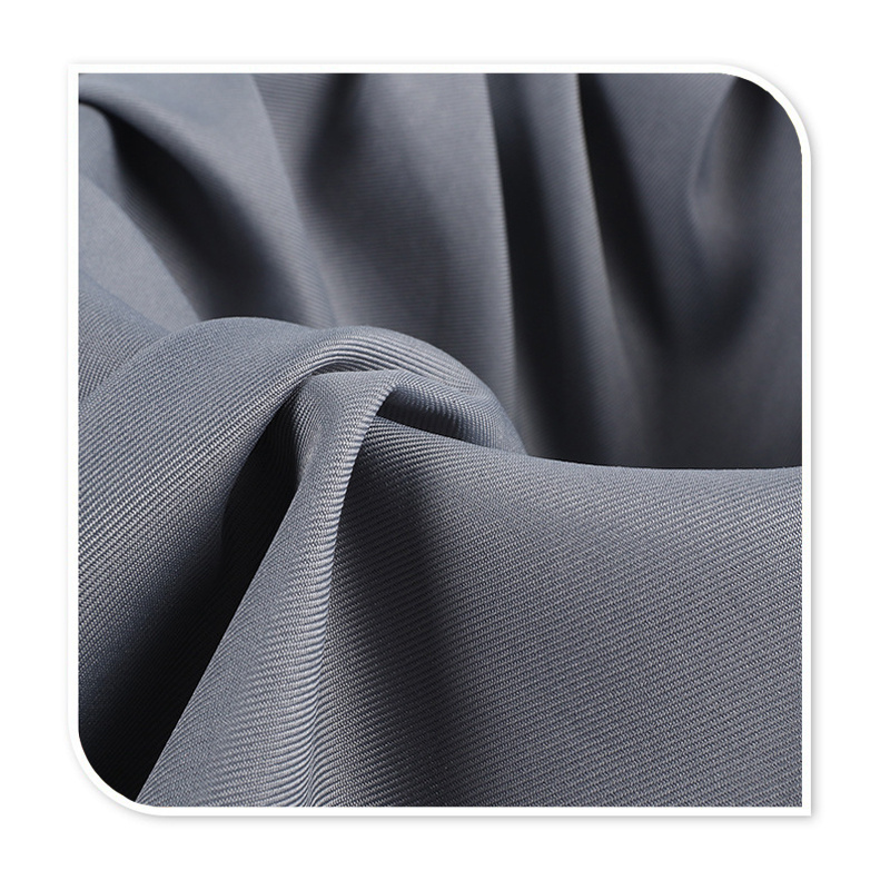 Workwear fabric 100% polyester gabardine minimatt fabric