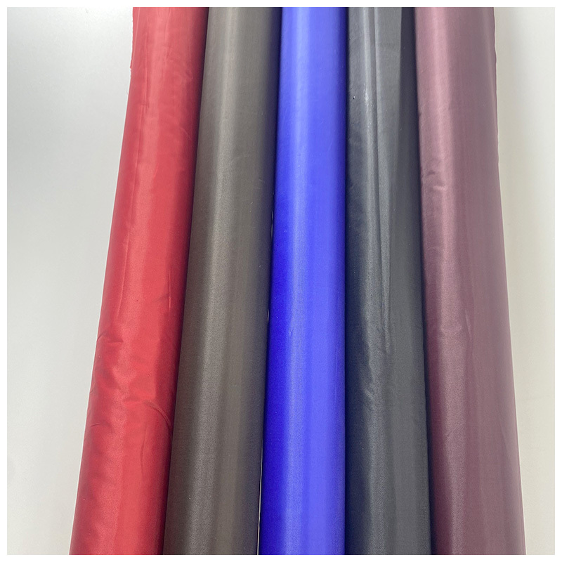 Oxford pvc pa pu coated fabric many colors pure polyester fabric