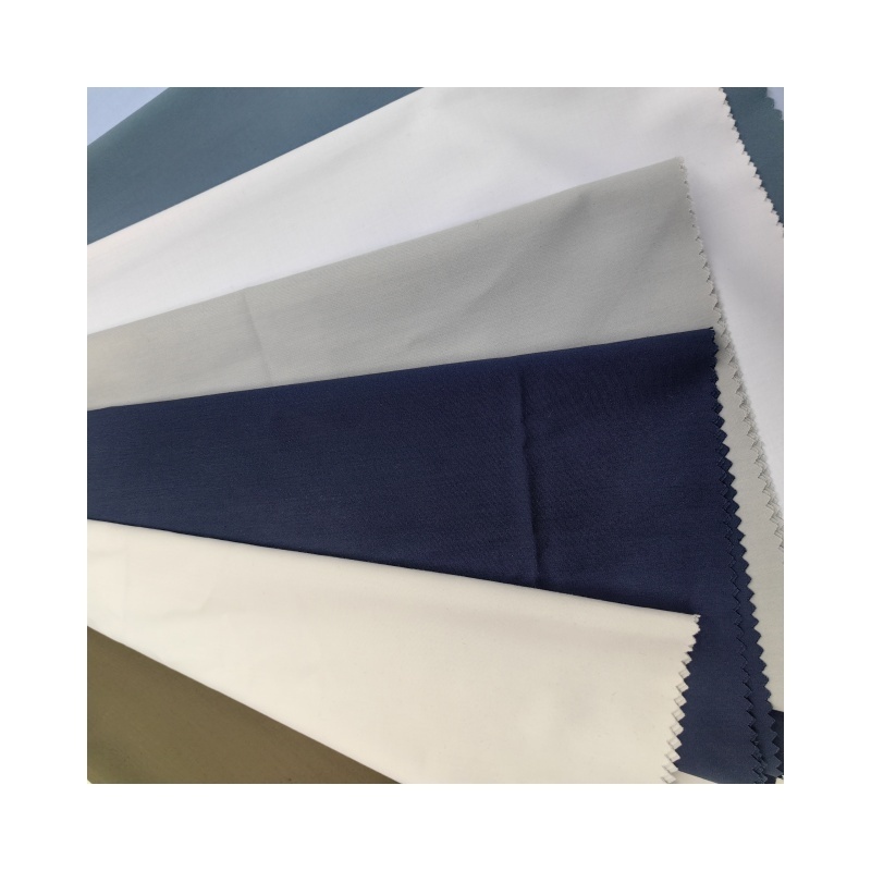 100T Fabric Woven Plain  Men Arabian Robe Saudi Thobe Muslim Spun Polyester Fabric Toyobo Arab Thobe Fabric