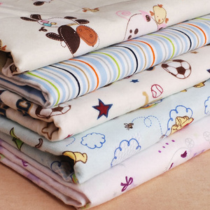 Custom digital double-sided or single-sided brushed flannel fabric 100% cotton prints fabric for baby bedding