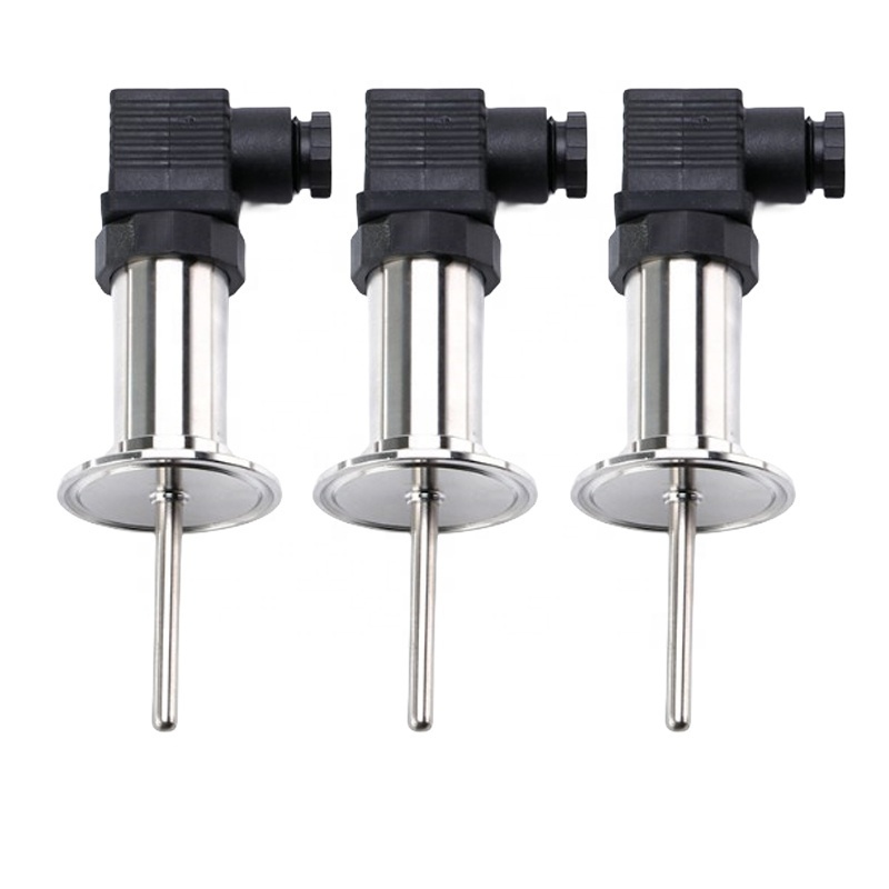 Factory Price Tri Clamp Type PT100,CU50,K,J,E,T Thermocouple 4-20ma Temperature Transmitter