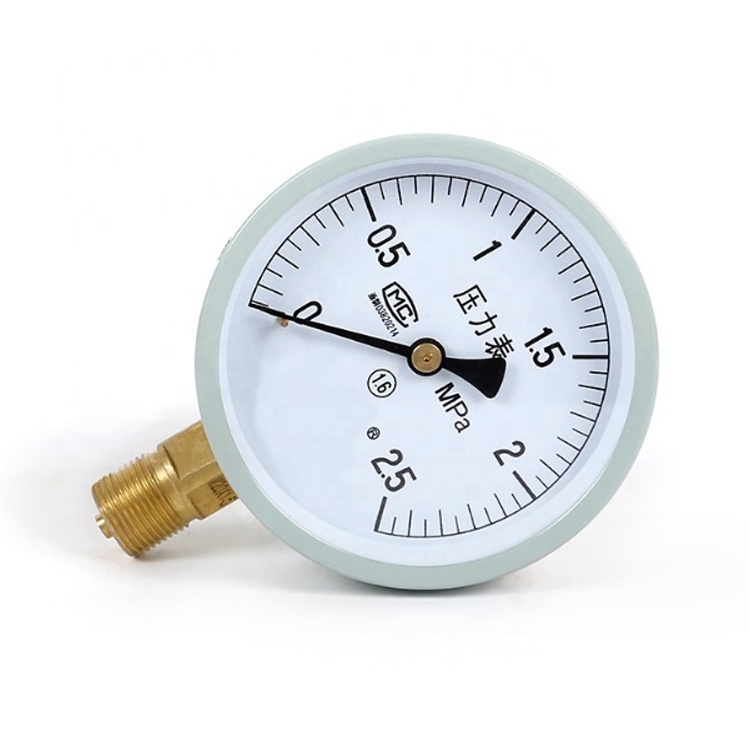 CIPPUS stainless steel pressure gauge with brass fitting high quality pressure gauge