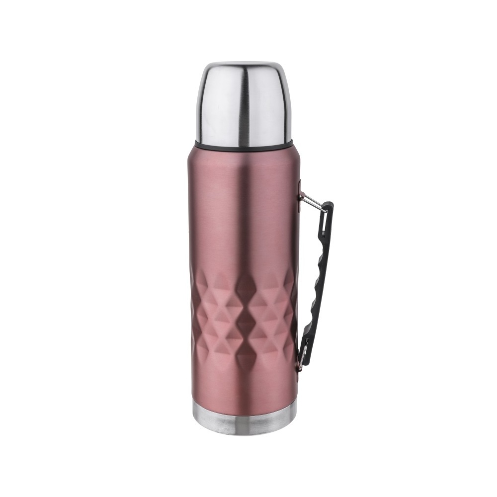 drinking water bottles Vacuum Flask jug Insulated Wide Mouth Bottle 304 Stainless Steel Thermos 1 litre for Cold & Hot Beverages