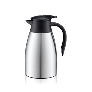 0.6L 1.0L Minimalism Kettle stainless steel vacuum jug Thermal Coffee Carafe water pot jug with handle For Coffee Tea