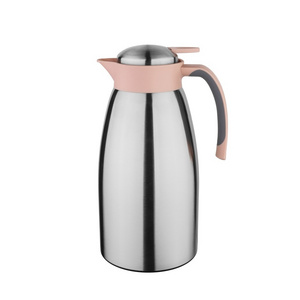 Factory Price 1.0L/1.5L/2.0L Big Capacity Stainless Steel Double Wall Tea Coffee Jug Thermos Flasks Vacuum Water Jug for Sale