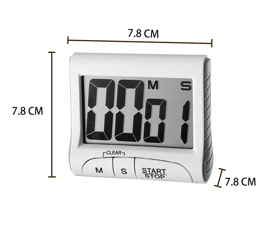 2024 Magnetic Lcd Digital Kitchen Countdown coffee Timer Alarm With Stand Kitchen Timer Practical Cooking Timer