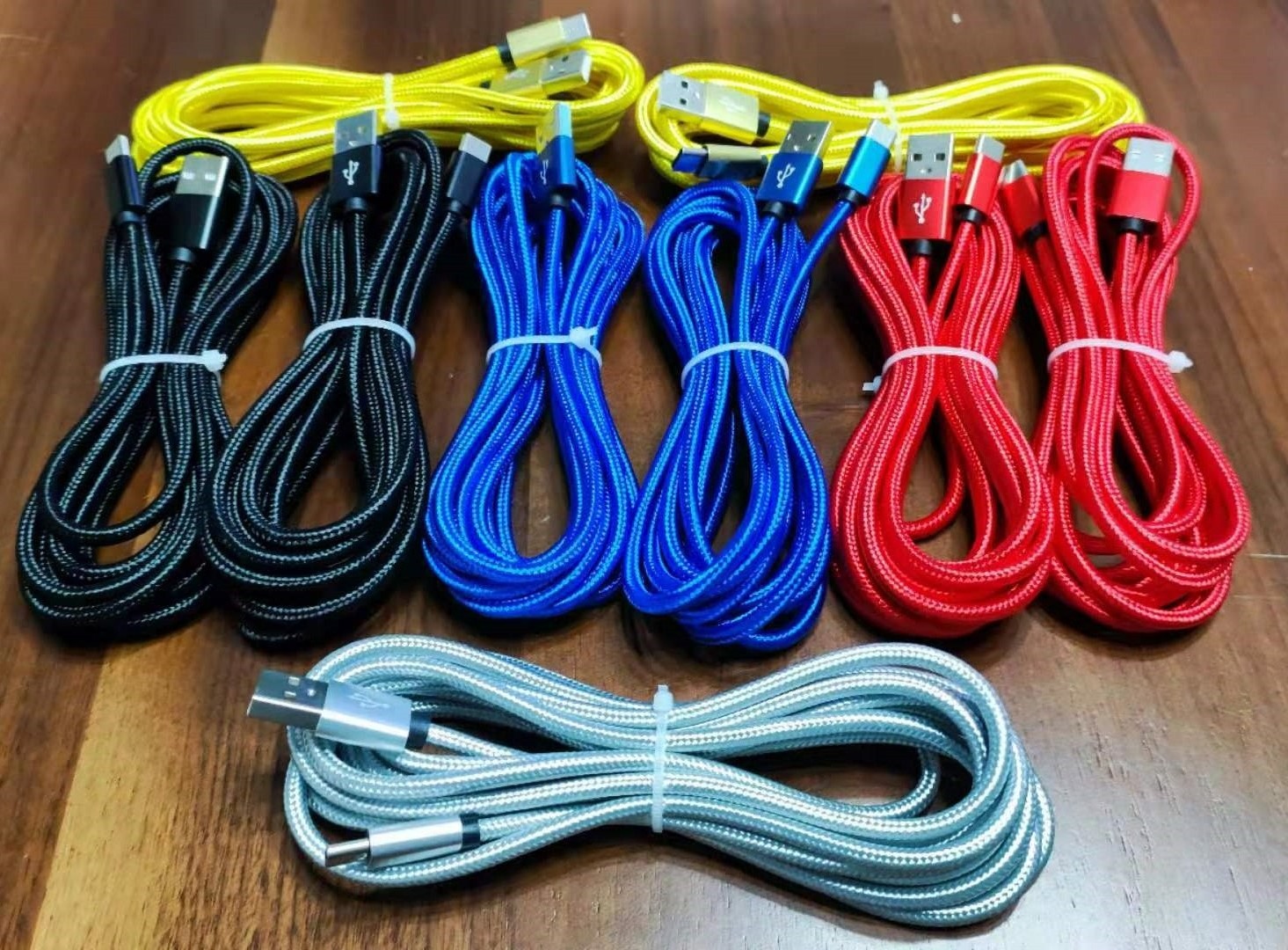 wires cables cable assemblies Red Braided Cord Compatible with Samaung Galaxy S10 S9 S8 S ,USB-A to USB-C Charging data cable