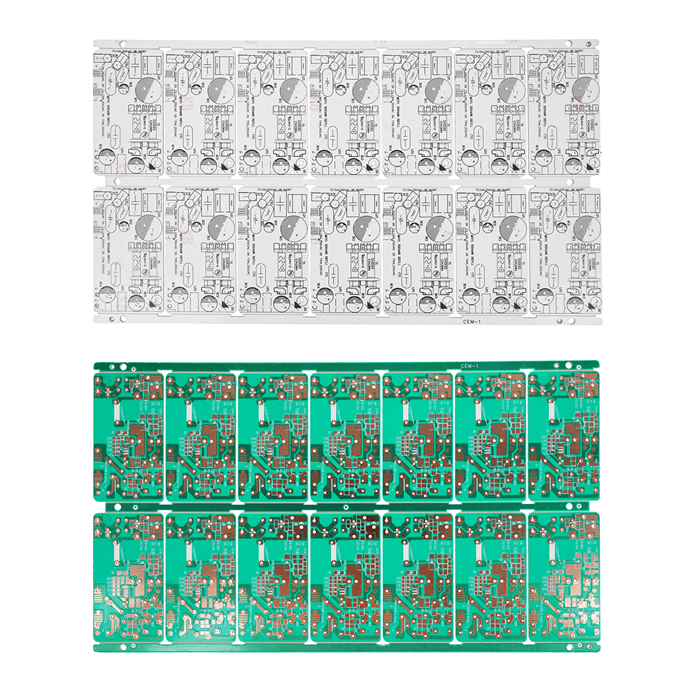 Single-SidedPCB Board Min. Hole Size 0.2mm Enig Surface Finishing Made of Aluminum on FR-4 Base Multilayer PCB keyboard pcb