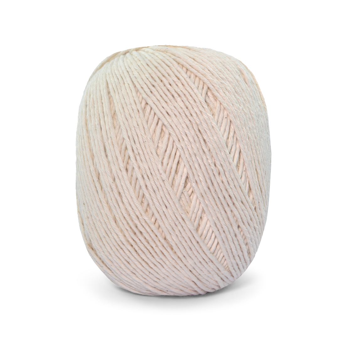 Natural Color 100% Brazilian Virgin Undyed Cotton Yarn 400g - Ne 4/4, 4/6, 4/8 and 4/10 - Yarn for Knitting and Crocheting