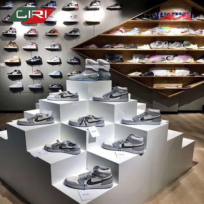 CIRI Modern Retail Shoe Display Ideas Display Stand Custom Shoes Display Fixture For Retail Shop