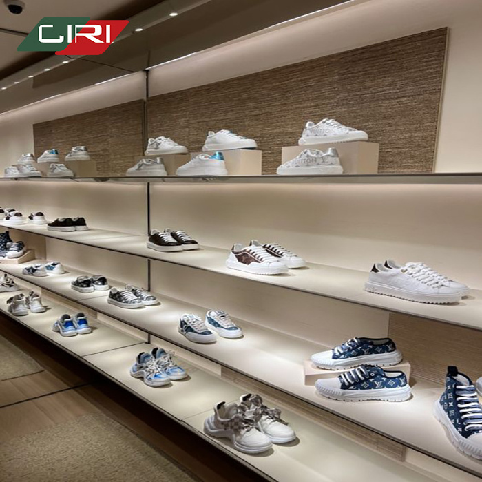 CIRI Modern Retail Shoe Display Ideas Display Stand Custom Shoes Display Fixture For Retail Shop