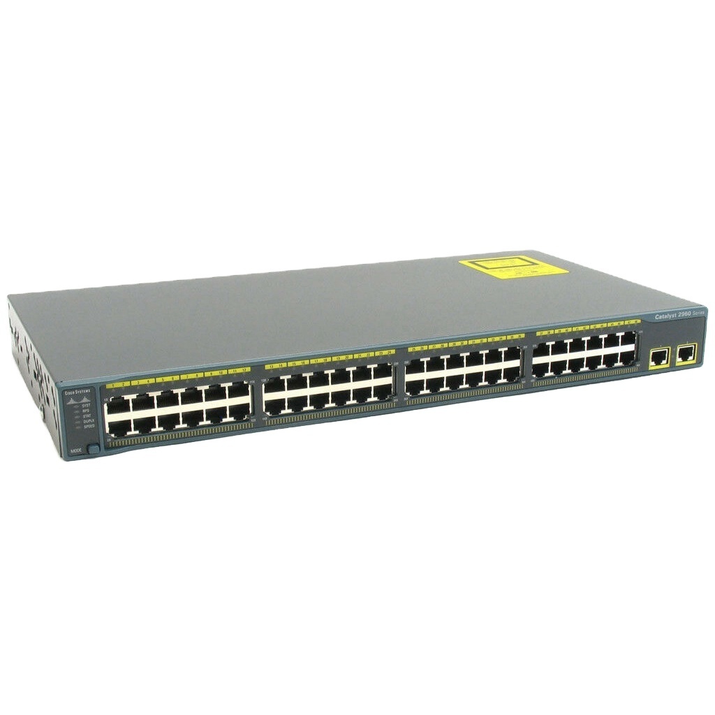 2960 network switch WS-C2960-48TT-L 48 Port Layer 2 managed switch