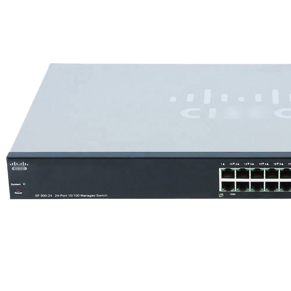 Original small business SF300-24-K9-CN 24port 10/100M Fast Ethernet network switches Linksys