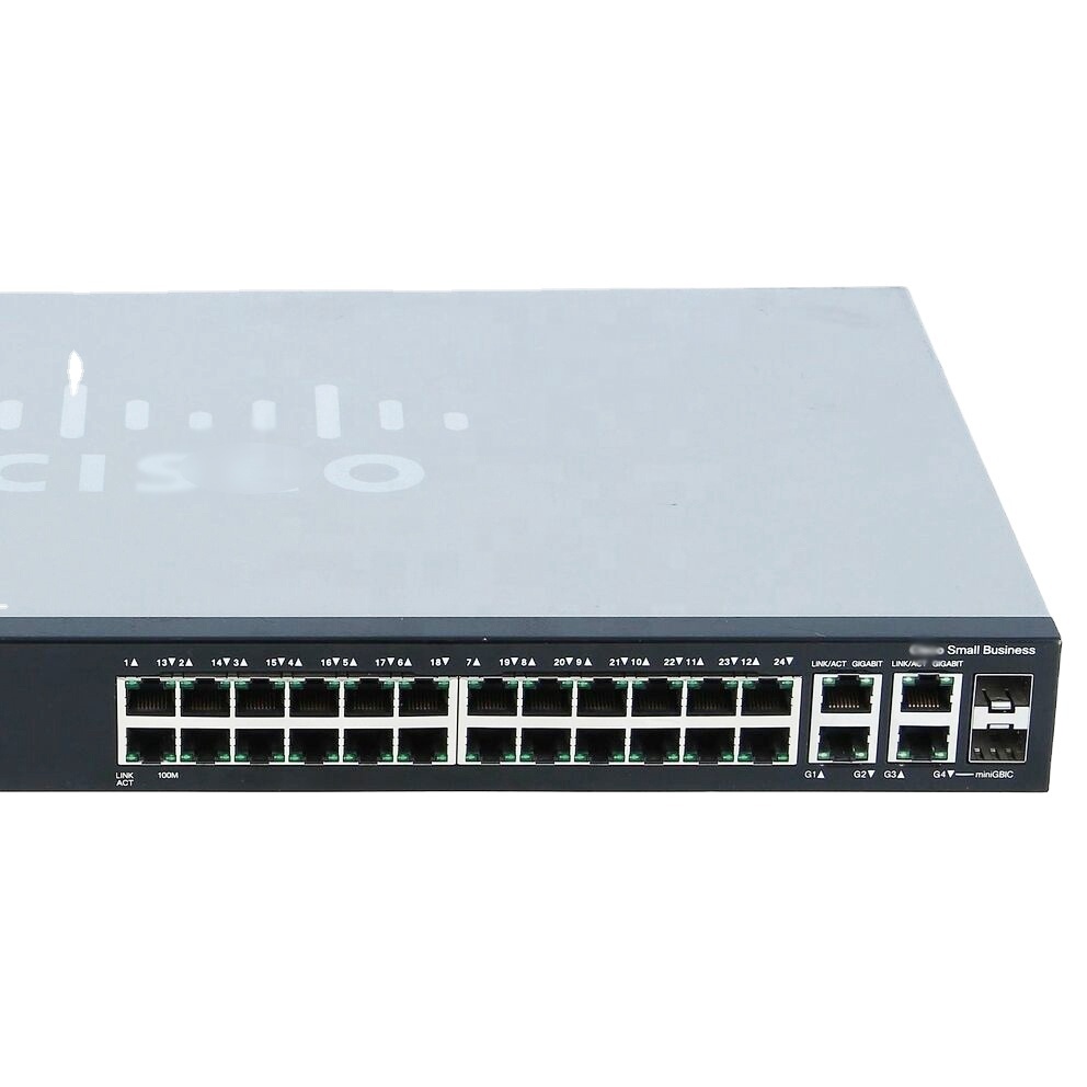 Original small business SF300-24-K9-CN 24port 10/100M Fast Ethernet network switches Linksys