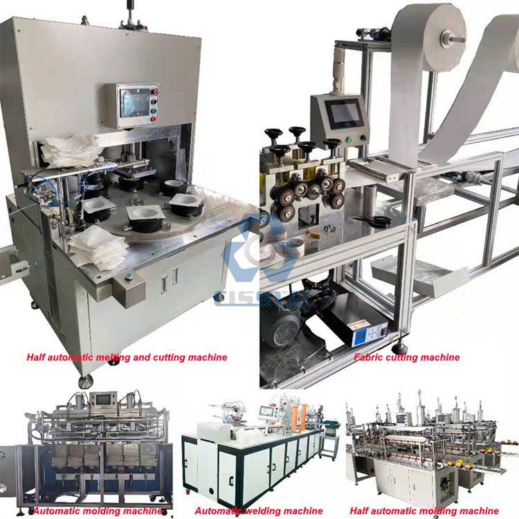 CE STANDARD FULL AUTOMATIC FFP2 FFP3 N95 N99 1860 FACE CUP MASK MAKING MACHINE