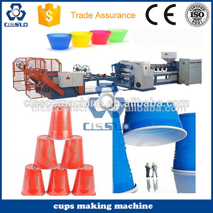 Most Popular Plastic Cup Thermoforming Making Machine