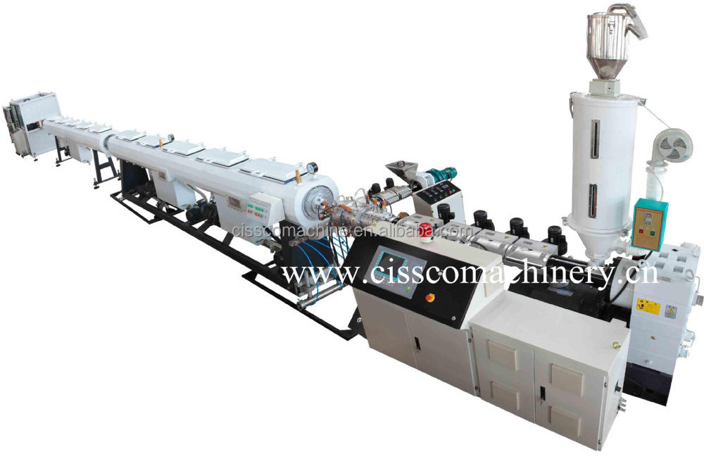 igh Speed Water Cooling PE PP PVC Double Wall Corrugated Pipe Extrusion Machine Production Line / HDPE Tube Making Machine