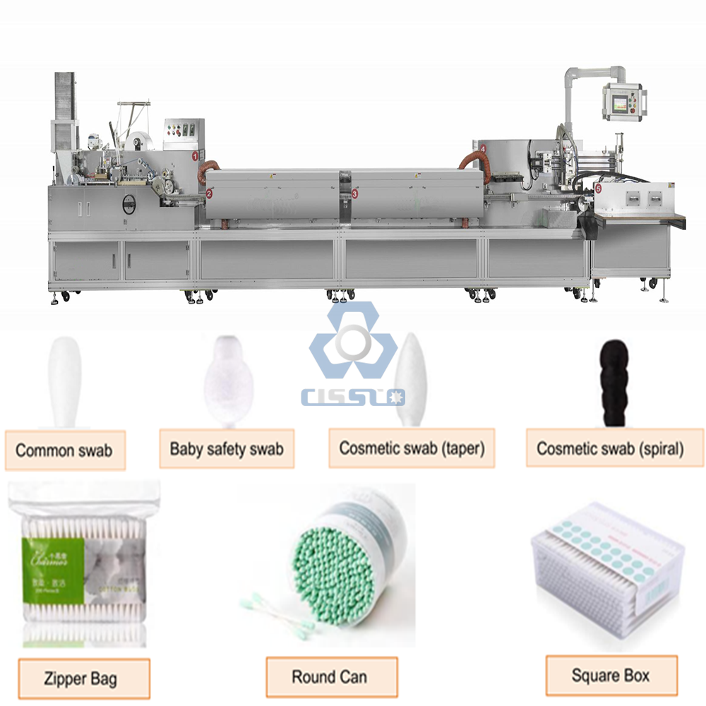 New product wood bamboo cotton bud production line