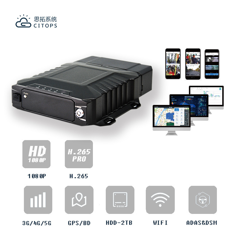 Dsm Camera 4g Gps Wifi Truck Bus Vehicle Support 1tb Hdd Mdvr Mobile Gps Mdvr Tracking Taxi Truck Car Dvr Mdvr Bus 8 Channel