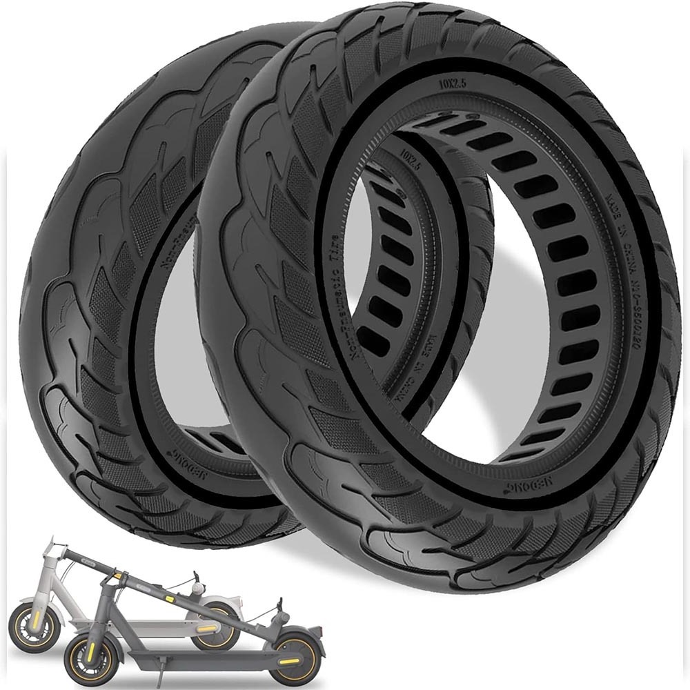 Max G30 Electric Scooter 60/70-6.5 Tire Scooter Solid Tire 10 Inch 10x2.5 Electric Scooter Wheels Replacement Tire