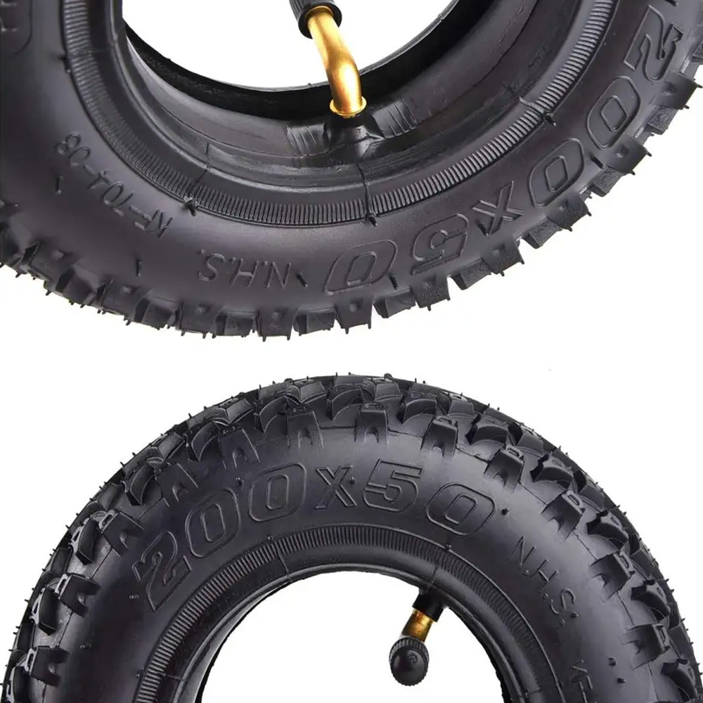 200x50 Off-Road Scooter Tire and Inner Tube Replacement for Ra-zor Pro RDS Dune Buggy 8x2 inch Pneumatic Tire wheelchair Tyre