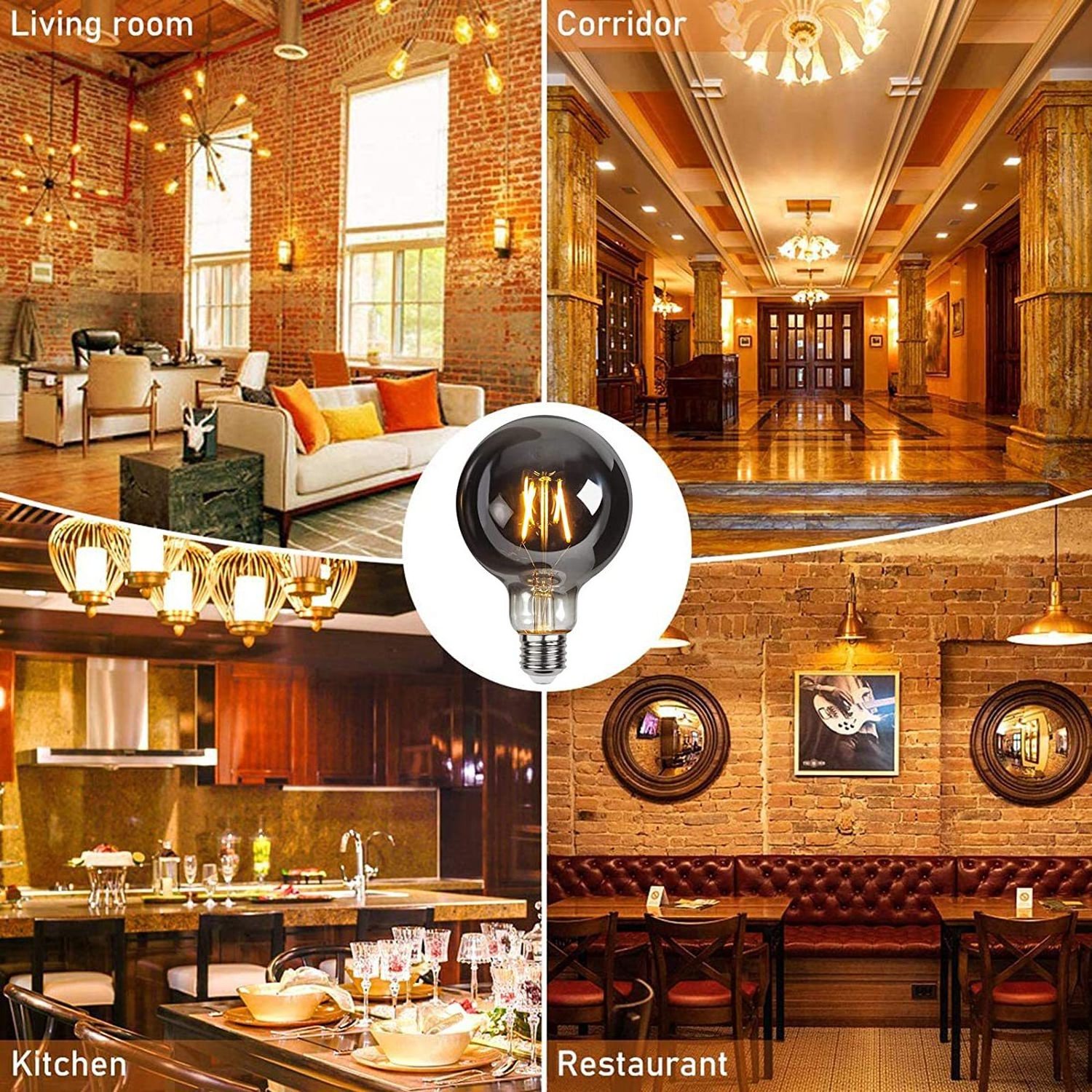 E27 B22 E14 LED Bulb 220V Dimmable Vintage Spiral LED Filament Light Bulb 4W2W Retro Incandescent Decoration Led Lighting Lamp