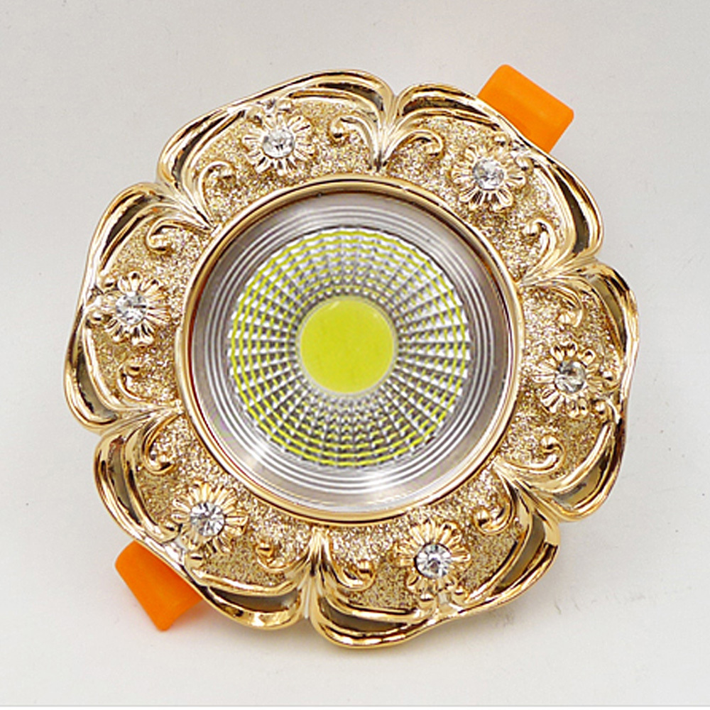 Hot sales cob recessed ceiling led downlight 3w 5w 7w 9W 12w 15w led spotlight European style anti glare led down light