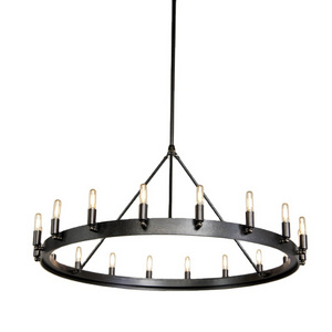 China Wholesale Sputnik Chandelier Mid Century Modern Pendant Light Black and Gold Light Fixture for Living Room IN0194