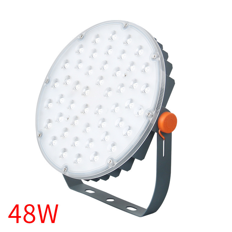 Fashion Round 36W LED garden lawn Flood Spot light spotlight AC85-265V 12V 24V IP65 Waterproof led rechargeable flood light