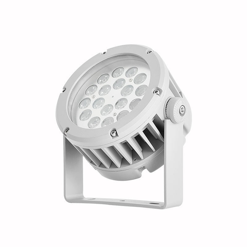 Lowest price DMX512 RGBW controlled waterproof IP66 Outdoor 108W landscape housing Listed facade landscape LED flood light