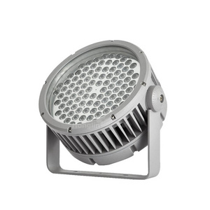 Lowest price DMX512 RGBW controlled waterproof IP66 Outdoor 108W landscape housing Listed facade landscape LED flood light